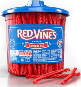 Red Vines Original Red Licorice Candy Twists 3.5 lbs