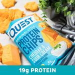 Quest Cheddar & Sour Cream Protein Chips, 12-Pack