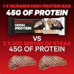 MUSASHI Dark Chocolate & Salted Caramel Protein Bars