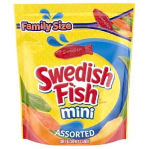 Swedish Fish Mini Assorted Chewy Candy, 1.8 lb