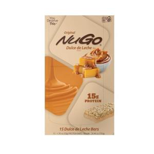 NuGo Protein Bars - Dulce De Leche Flavor, 15g Protein
