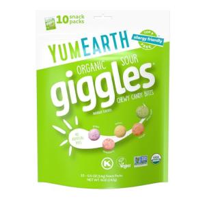 Organic Sour Giggles Chewy Candy - Allergy Friendly