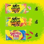 SOUR PATCH KIDS & SWEDISH FISH Candy Variety Pack