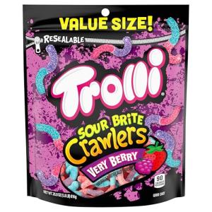 Trolli Very Berry Sour Gummy Worms, 28.8 Ounce