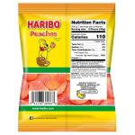 Haribo Peaches Candy, 5 oz Bag
