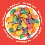 Sugar-Dusted Fruit Slices Jelly Candy Bag