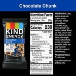 KIND Chocolate Chunk Energy Bars - 30 Count