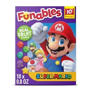 Super Mario Fruity Gamer Snacks, 10 Count