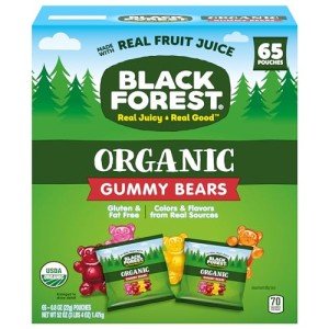 Organic Gummy Bears - 65 Pouch Pack