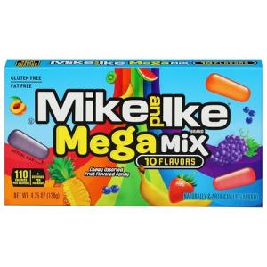 Mike and Ike Mega Mix Chewy Candy 4.25 oz