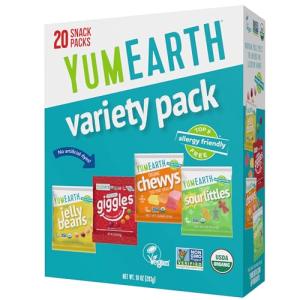 YumEarth Organic Candy Variety Box - 20 Pack