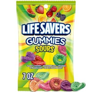 Life Savers Sours Gummies Candy Bag - 7oz
