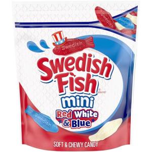 Red, White & Blue Swedish Fish Candy 1.8 lb