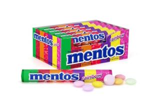 Mentos Rainbow Mint Candy Roll - Party Pack