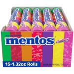 Mentos Rainbow Mint Candy Roll - Party Pack