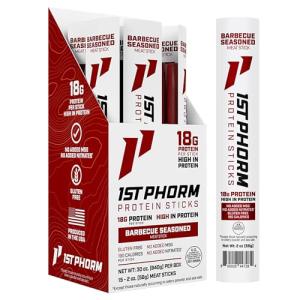 BBQ Protein Meat Sticks - 15 Count Snack