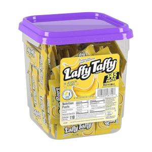 Banana Laffy Taffy Candy – 145 Individually Wrapped Pieces