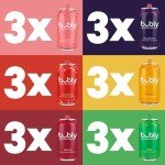 Bubly Sparkling Water Variety Pack - 6 Flavors