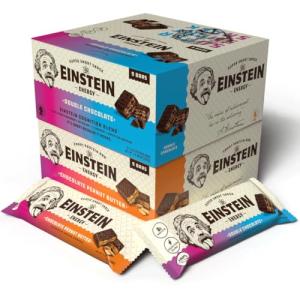 Einstein Energy Double Chocolate Protein Snack Bars