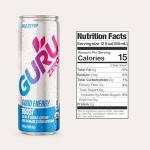 GURU Zero Sugar Organic Energy Drink Variety Pack