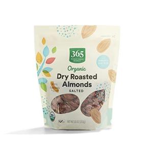 Organic Dry Roasted Salted Almonds - 10 Ounce
