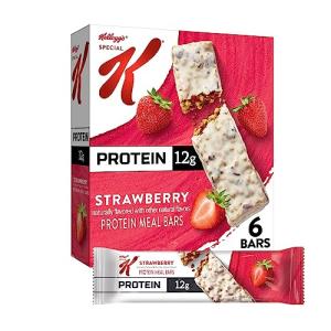 Strawberry Protein Meal Bars, 12g Protein, 6 Count