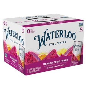 Waterloo Dragon Fruit Punch Flavored Sparkling Water - 12 Cans