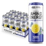 Amino Energy Blueberry Lemonade Hydration Drink, 12 Pack