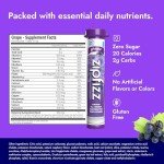 Zipfizz Grape Energy Drink Powder, 20 Pack