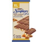 HERSHEY'S SYMPHONY Milk Chocolate Almonds Toffee Bar