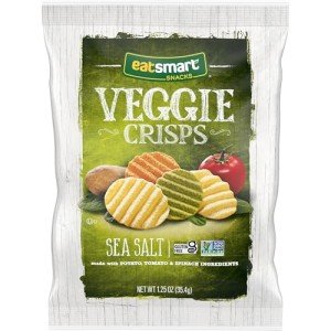 Eatsmart Veggie Crisps with Sea Salt - 8 Pack