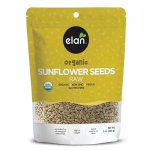 Organic Raw Sunflower Seeds - Unsalted 7.1 oz