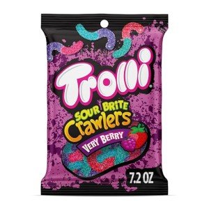 Trolli Very Berry Sour Gummy Worms - 7.2 oz