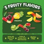 Black Forest Gummy Worms - Real Fruit Juice Snacks