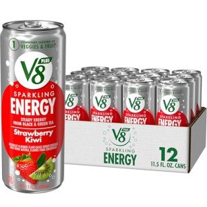 V8 Strawberry Kiwi Sparkling Energy Drink - 12 Pack