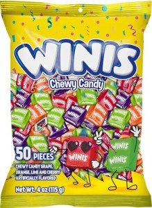 Chewy Winis Taffy Candy Variety Bag - 50 Pieces