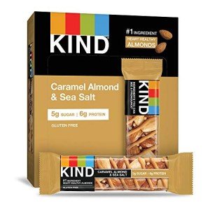 KIND Caramel Almond Sea Salt Snack Bars - 12 Pack