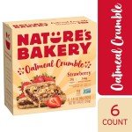 Strawberry Oatmeal Crumble Bars - Nature's Bakery 6 Ct