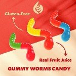 Real Fruit Juice Gummy Worms - 2 Pound Bag
