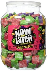 Now and Later Mixed Fruit Candy Jar - 60 Ounce