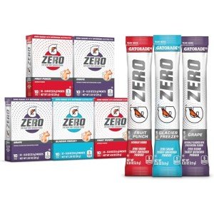 Gatorade G Zero Fruit Punch Powder Pack - 50 Count