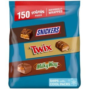 Gamer Snack Variety Pack: SNICKERS, TWIX, MILKY WAY