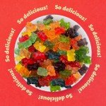 2-Pound Assorted Fruit Gummy Bears Snacks