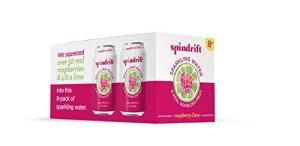 Raspberry Lime Sparkling Water - 8 Cans