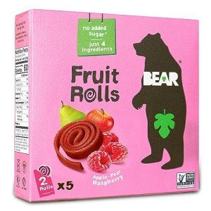 Bear Yoyo Raspberry Fruit Rolls - 3.5 oz