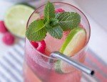 Raspberry Lime Sparkling Water - 8 Cans