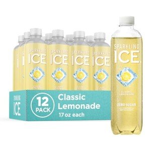 Sparkling Ice Lemonade Flavored Water Pack of 12