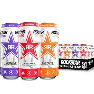 Rockstar Pure Zero Energy Drink Variety Pack