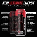 Cellucor C4 Ultimate Sugar-Free Energy Drink, Fruit Punch