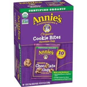 Annie's Organic Chocolate Chip Snack Bites, 10 Pouches